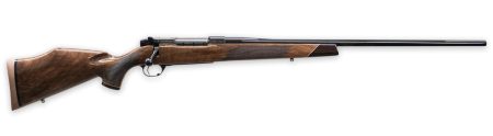 Weatherby MDX01N25RWR4O Mark V Deluxe 25 WBY RPM 4+1 24" High Gloss Blued Non-Threaded Barrel, High Gloss Blued Steel Drilled & Tapped Receiver, Gloss Walnut Fixed  Stock, Right Hand