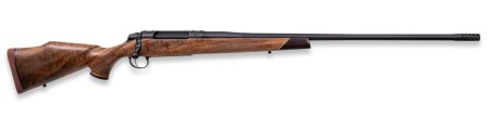 Weatherby 3WASD65PPR4B 307 Adventure SD Full Size 6.5 PRC 3+1 22" + 2" Graphite Black Cerakote Fluted Threaded Barrel, Graphite Black Cerakote Stainless Steel Drilled & Tapped Receiver, Walnut Fixed S