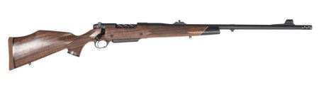 Weatherby MFT01N257WR6B Mark V Frontier Full Size 257 WBY Mag 3+1 24" + 2" Graphite Black Cerakote Threaded Barrel, Graphite Black Cerakote Steel Drilled & Tapped Receiver, Oiled Walnut Monte Carlo St