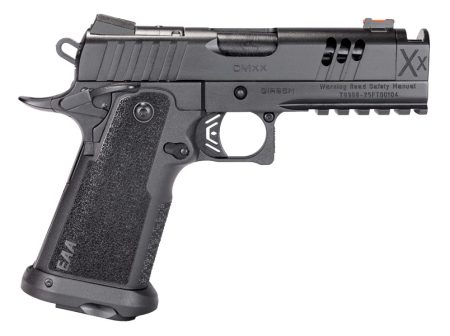 Girsan 395065 Witness2311 CMXX 9mm Luger 17+1 4.25" Black Ported w/Integral Compensator Bull Barrel, Black Steel Lightening Cut/Optic Ready/Serrated Slide, Black Polymer Frame w/Beavertail & Picatinny
