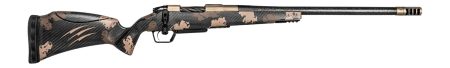 Fierce Firearms RIVSCX22CM18BDS Carbon Rival XP 2.0 22 Creedmoor 18" Smoked Bronze Cerakote Spiral Fluted Stainless Steel Barrel & Drilled & Tapped Receiver, Desert Shadow Camo Adj Comb Carbon Fiber S