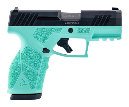 Taurus GX2 9mm cyan polymer frame matte black slide 3.38 inch barrel with two 10-round magazines