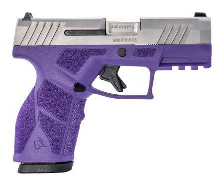 Taurus GX2 9mm compact pistol dark purple frame stainless slide two 10rd magazines