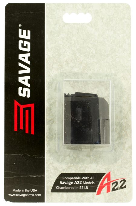 Savage Arms 90023 A22/B22 10rd Rotary 22 LR Fits Black Metal