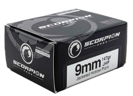 SCORPION 9MM LUGER - 147GR JHP 20RD 10BX/CS