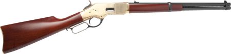 Cimarron 1866 Yellowboy .22 LR 19-inch brass and blued walnut lever-action rifle