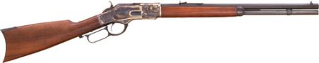 Cimarron 1873 Short Rifle .44-40 Winchester 20-inch blued barrel walnut stock