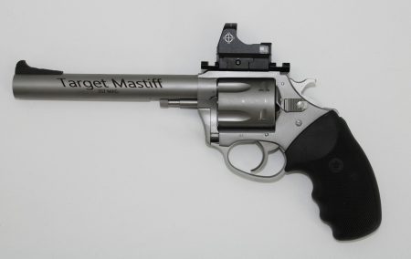 Charter Arms Model 73565 Mastiff .357 Magnum 6" 5 Rounds Stainless Steel/Rubber Grip W/ Micro Optic