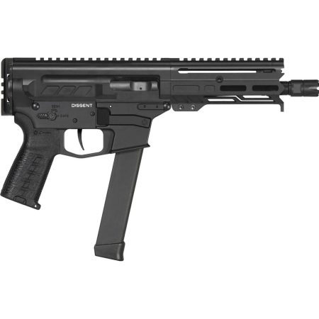 CMMG Dissent Pistol 9mm Luger 33rd Magazine 6.5'' Barrel Armor Black
