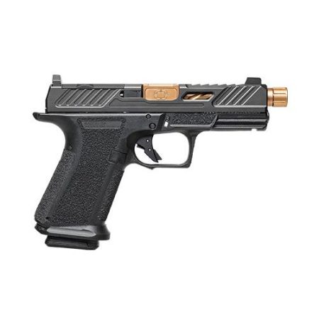 Shadow Systems MR920 Elite Optic Ready Handgun 9mm Luger 10rd Magazines(2) 4.5" Threaded Bronze Barrel Night Sights MA Compliant