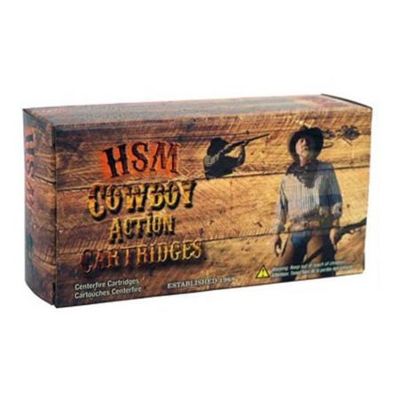 HSM Cowboy Action Hard Cast Handgun Ammunition 45 Colt 200gr RNFP 890 fps 50/ct