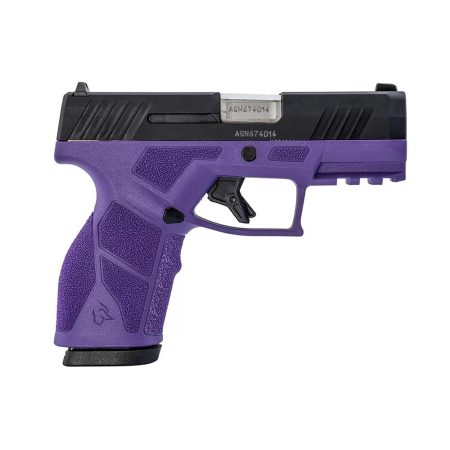Taurus GX2 9mm pistol dark purple frame black slide 3.38in with two 13-round magazines