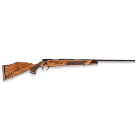 Weatherby Mark V Deluxe Varmintmaster Rifle 224 Wby Mag 4rd Magazine 24" 1/2x28 Threaded Barrel Walnut