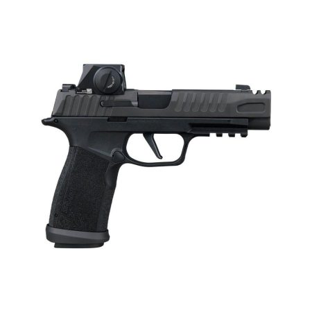 Sig Sauer P365 Fuse Comp Handgun 9mm Luger 21(2) &17(1)rd Magazines 3.7" Barrel Black Modular Polymer Grip Romeo Sig Loc