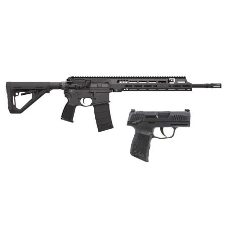 Sig Sauer SIG516 G3 Freedom Package 5.56mm 10rd Magazine(1) 16" Threaded Barrel w/P365 9mm Luger OR 10rd Magazine(2) 3.1" Barrel