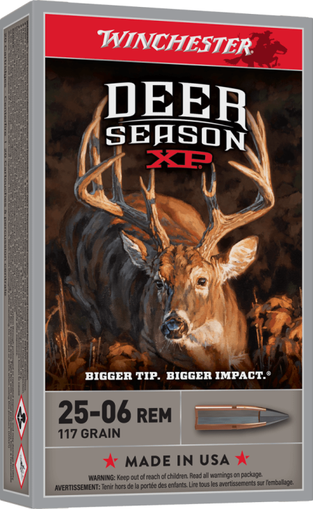 WINCHESTER DEER SEASON XP 25-06 117GR 20RD BX 200RD CASE