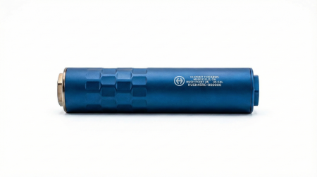 HI POINT HUSH POINT 45/9 SUPPRESSOR, MONOCORE – HARD ANODIZED, 1/2X28 & .578X28 DIRECT THREAD BASE