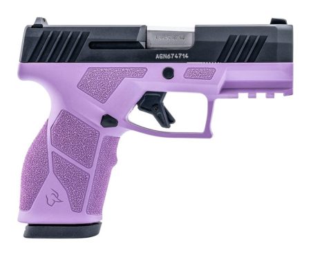 Taurus GX2 9mm pistol light purple frame black slide two magazines
