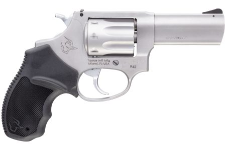 Taurus 942 Ultra-Lite .22 LR 3-inch matte stainless revolver, 8-round