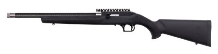Magnum Research SSH22GT Magnum Lite SwitchBolt Full Size 22 LR 10+1 16.50" Black Anodized Carbon Steel/Threaded Barrel, Black w/Integral Scope Base Receiver, Black Fixed Hogue OverMolded Stock, Right