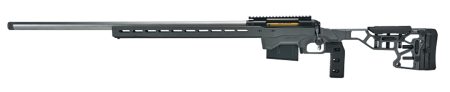 Savage Arms 57708 110 Elite Precision 338 Lapua Mag 5+1 30" Matte Stainless, Matte Black Rec, Gray Cerakote Adjustable MDT ACC Aluminum Chassis Stock, Left Hand (MB Not Included)