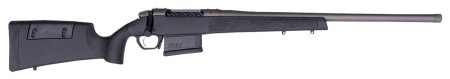 Weatherby 3WR047MMPR2T 307 Range SF 7mm PRC 5+1 22" Tungsten Cerakote Heavy Threaded Barrel, Tungsten Cerakote Drilled & Tapped Steel Receiver, Adj Cheek Piece & LOP Black Synthetic Stock