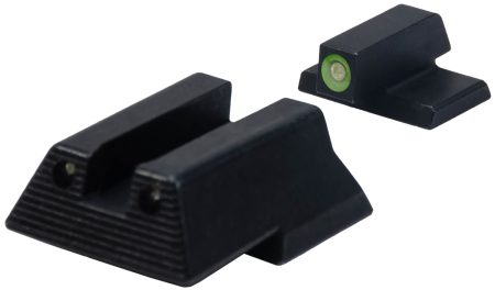 HK 51000933 Night Sight Set Fixed Green Tritium Black Frame Fits HK VP9/P30/VP40/HK45