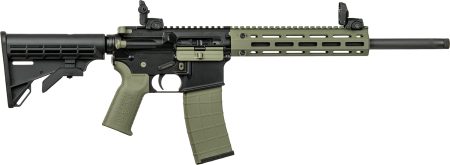 Tippmann Arms A101228 M4 LTE MSR 22 LR 25+1 16" Black Parkerized Threaded Barrel, OD Green Aluminum Receiver w/Picatinny Rail, M-LOK Handguard, Black Adj CAR15 Polymer Stock, OD Green Gen2 Grip, Right