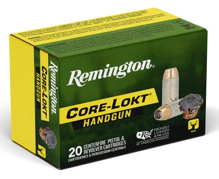 Remington Ammunition 20272 Core-Lokt 45Colt 237gr Jacketed Hollow Point 20 Per Box/10 Case