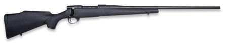 Weatherby VTX308NR18T Vanguard Obsidian 308 Win 4+1 18" Blued Threaded Barrel, Blued Stainless Steel Drilled & Tapped Receiver, Black Monte Carlo Synthetic Stock