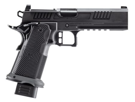 Alpha Foxtrot AA47X1EID-XDBK19 AF1911 Romulus 9mm Luger 20+1 17+1 5" Black DLC Stainless Steel Bull Barrel, Optic Ready/Serrated Slide & Frame w/Beavertail & Picatinny Rail, Aluminum Grip, RMSc/RMR Fo