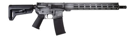 Shark Coast Tactical 300-065-1000-04 Liberty Or Death 5.56 NATO 30+1 16" Black Melonite Threaded Barrel, Aluminum Receiver w/Picatinny Rail, M-LOK Handguard, Magpul MOE SL Black Polymer Stock, Magpul