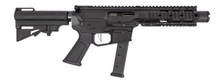 Dpms Panther Arms DP51655231780 Kitty Kat G9 9mm Luger 27+1 4" Black Nitride Heavy Threaded Barrel, Black Hardcoat Anodize Aluminum Receiver w/Picatinny Rail, M-LOK Handguard, Black Polymer DPMS CAR B