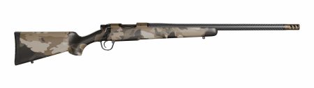 Christensen Arms 8010653000 Ridgeline FFT Full Size 7mm PRC 3+1 22" Carbon Fiber Threaded Barrel, Burnt Bronze Cerakote Steel Drilled & Tapped Receiver, Barren Dune Camo Fixed Carbon Fiber Stock