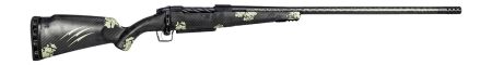 Fierce Firearms ROGSCX300PRC24BF Carbon Rogue XP 300 PRC 3+1 24" Carbon Fiber Match Grade Threaded Barrel, Black Cerakote Steel Drilled & Tapped Receiver, BiPod Rail Forend, Forest Camo Fixed Carbon F