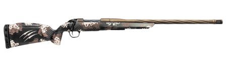 Fierce Firearms  Twisted Rage LR Full Size 7mm PRC 3+1 22" Smoked Bronze Cerakote Match Grade/Spiral Threaded Stainless Steel Barrel, Drilled & Tapped Receiver, Desert Shadow Camo Push Button Adj Comb