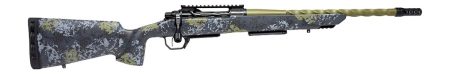 Horizon Firearms HRF-VE2-7MBC-22R Venatic 2 7mm BC 22" Sage Green Spiral Fluted Threaded Barrel, Black DLC Receiver w/Picatinny Rail, Arca Rail Forend, Artic Moss Iota EKO X Carbon Fiber Stock