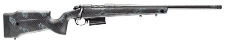 Bergara Rifles B14S7515CF B-14 Crest CF 25 Creedmoor 5+1 20" Carbon Fiber Threaded Barrel, Sniper Gray Cerakote Steel Drilled & Tapped Receiver, Fixed Carbon Fiber w/Black & Gray Sponge Accents Stock,