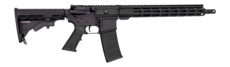 Andro Corp Industries 30016BB ACI-15 Bravo 300 Blackout 30+1 16" Black Nitride Threaded Barrel, Black Anodized Aluminum Receiver w/Picatinny Rail, M-LOK Handguard, M4 Black Polymer Stock, Black A2 Gri