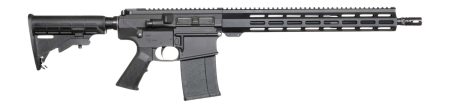 Andro Corp Industries 30816DBFORGED ACI-10 Divergent 308 Win 20+1 16" Black Nitride Threaded Barrel, Black Cerakote Aluminum Receiver w/Picatinny Rail, M-LOK Handguard, M4 Black Polymer Stock, A2 Grip
