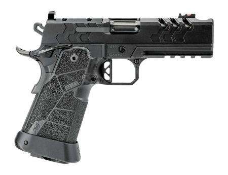 Kimber Mfg, Inc 3500105 2K11 Pro Comp Full Size Frame 9mm Luger 19+1 5" Compensated Barrel, Black Stainless Steel Lightening Cut/Optic Ready/Serrated Slide, Black Stainless Steel Frame w/Beavertail &