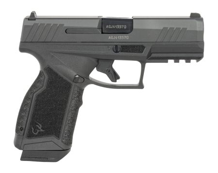 Taurus 1-GX4CR941-5X10 GX4 Carry Compact 9mm Luger 15+1 3.70" Satin Black DLC Barrel, Black Gas Nitride Alloy Steel Serrated Slide, Matte Black Stainless Steel Frame w/Picatinny Rail, Interchangeable