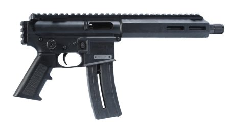 Mountain Bill Gun Lab MBGL-GOAT15-ATOM-1 Goat-15 Atom 22 LR 1 Shot 7.80" Black Oxide Threaded Barrel, Black Polymer Receiver w/Picatinny Rail, M-LOK Handguard, Black Polymer Grip