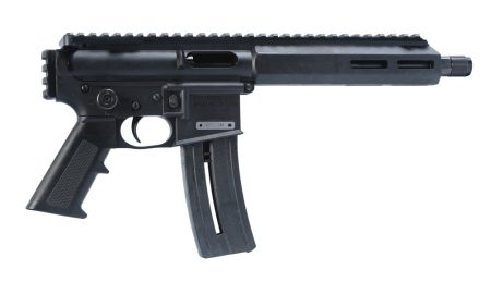 Mountain Bill Gun Lab MBGL-GOAT15-ATOM-1-HC Goat-15 Atom 22 LR 10+1 7.80" Black Oxide Threaded Barrel, Black Polymer Receiver w/Picatinny Rail, M-LOK Handguard, Black Polymer Grip