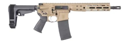LWRC ICDIP5CK10SBA3ML ICDI 5.56 NATO 30+1 10.50" Threaded Barrel, Flat Dark Earth Receiver w/Picatinny Rail, M-LOK Handguard, Black Polymer SB Tactical SBA3 Brace, Black Polymer Grip, Ambidextrous