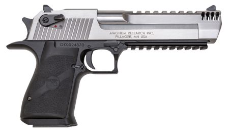 Magnum Research DE50ASIMB Desert Eagle Mark XIX L6 50 AE 6" 7+1 Black Hardcoat Anodized Aluminum Frame Stainless Steel Slide Black Polymer Grip