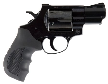 Weihrauch Guns 770130 Windicator 357 Mag 6rd 2" Blued Steel Barrel & Cylinder, Compact Steel Frame w/Exposed Hammer, Ramp Front/Fixed Rear Sights, Finger Grooved Black Rubber Grip
