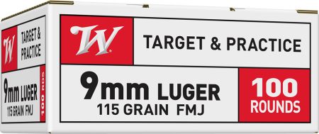 Winchester Ammo USA9MMVP USA Value Pack 9mmLuger 115gr Full Metal Jacket 100 Per Box/10 Case