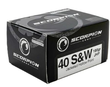 SCORPION 40 S&W - 180GR JHP 20RD 10BX/CS