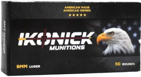 IKONICK USA 9MM 147GR FMJ - SUBSONIC 50RD 20BX/CS